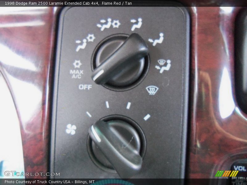 Flame Red / Tan 1998 Dodge Ram 2500 Laramie Extended Cab 4x4