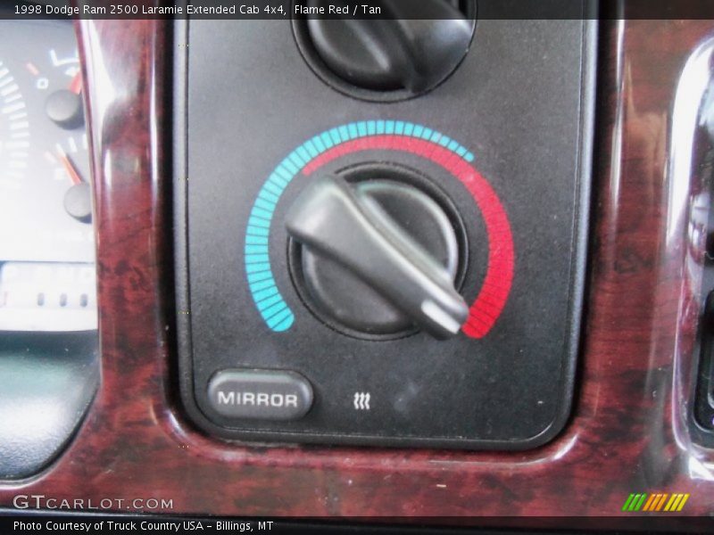 Flame Red / Tan 1998 Dodge Ram 2500 Laramie Extended Cab 4x4