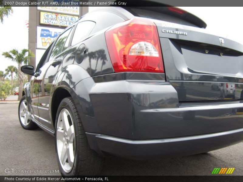 Steel Blue Metallic / Pastel Slate Gray 2007 Dodge Caliber R/T AWD