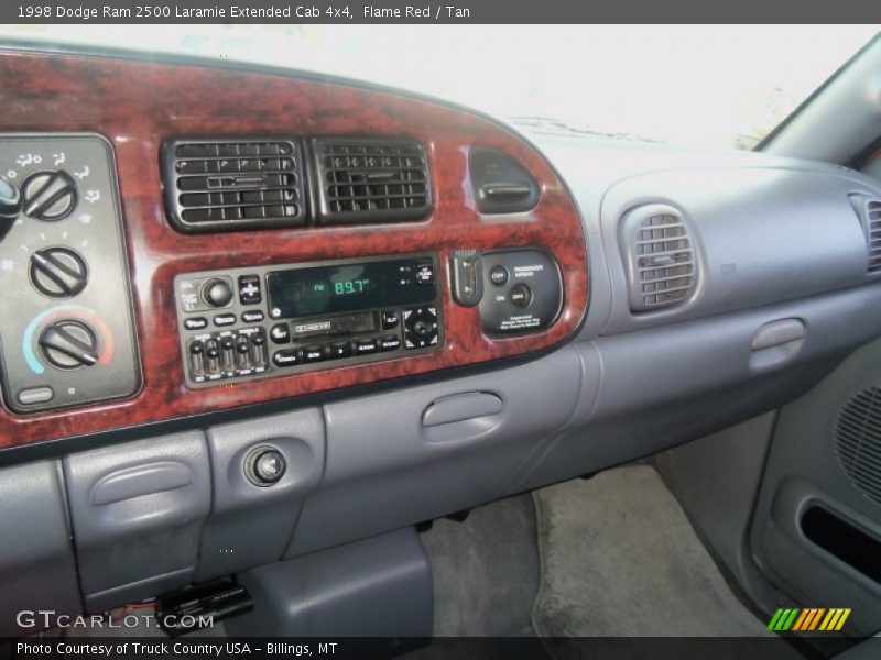 Flame Red / Tan 1998 Dodge Ram 2500 Laramie Extended Cab 4x4