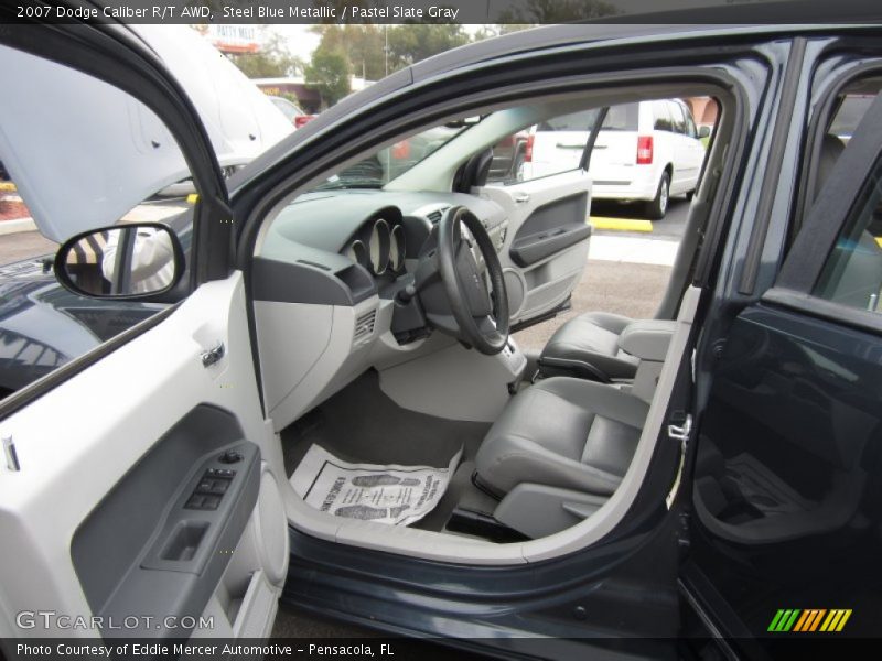 Steel Blue Metallic / Pastel Slate Gray 2007 Dodge Caliber R/T AWD