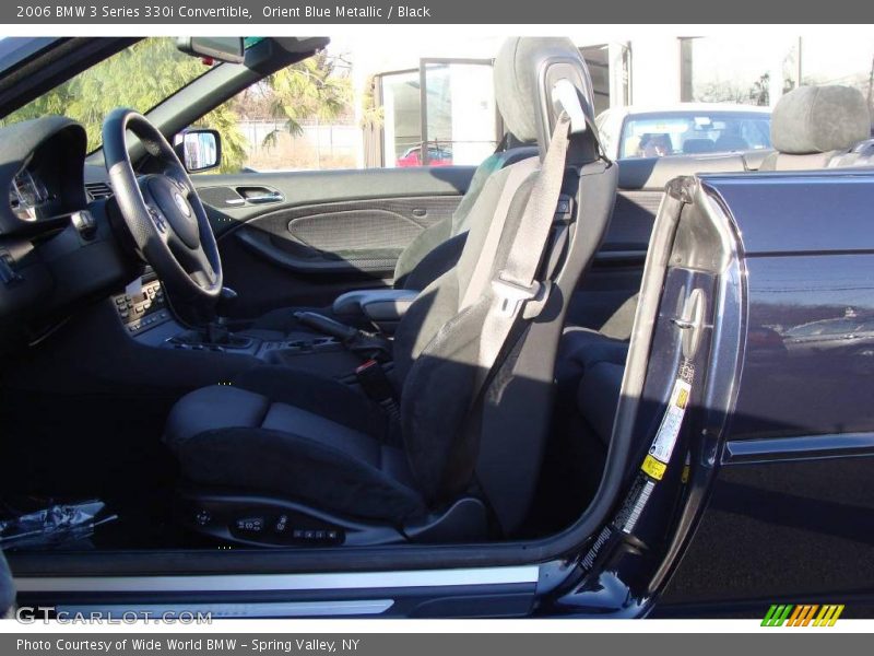 Orient Blue Metallic / Black 2006 BMW 3 Series 330i Convertible