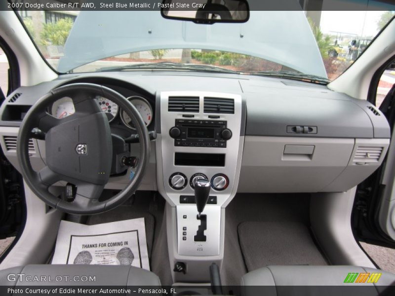 Steel Blue Metallic / Pastel Slate Gray 2007 Dodge Caliber R/T AWD