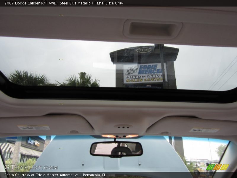 Steel Blue Metallic / Pastel Slate Gray 2007 Dodge Caliber R/T AWD