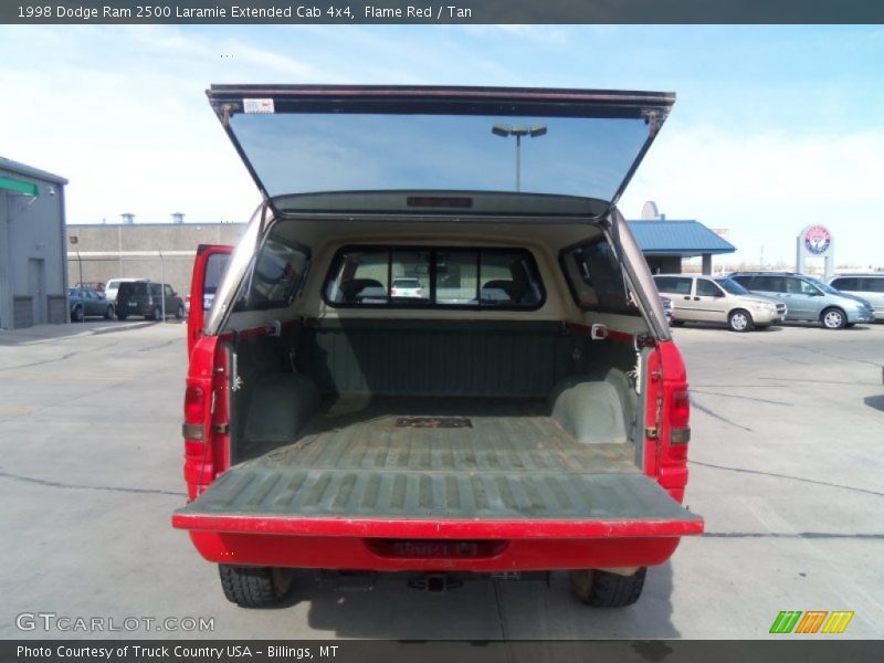 Flame Red / Tan 1998 Dodge Ram 2500 Laramie Extended Cab 4x4