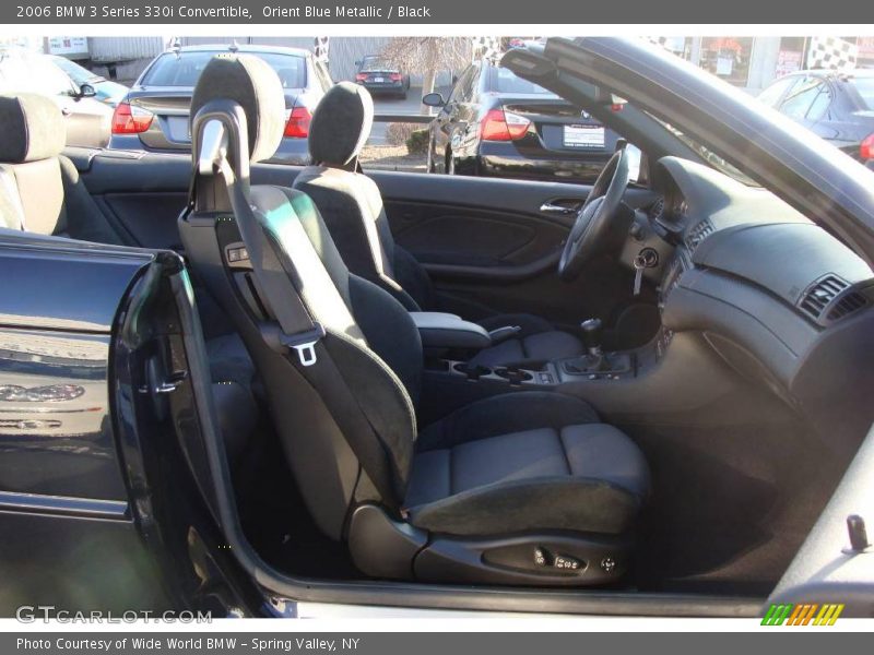 Orient Blue Metallic / Black 2006 BMW 3 Series 330i Convertible