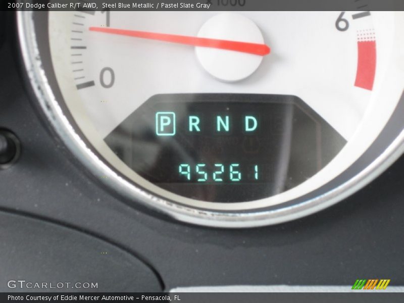 Steel Blue Metallic / Pastel Slate Gray 2007 Dodge Caliber R/T AWD