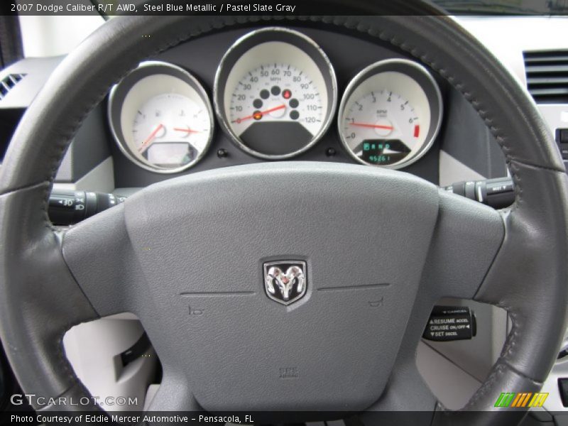 Steel Blue Metallic / Pastel Slate Gray 2007 Dodge Caliber R/T AWD