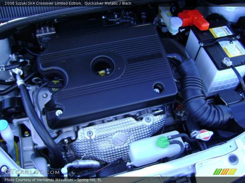 Quicksilver Metallic / Black 2008 Suzuki SX4 Crossover Limited Edition