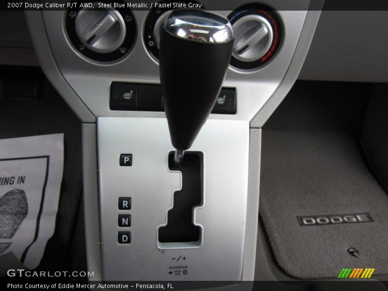Steel Blue Metallic / Pastel Slate Gray 2007 Dodge Caliber R/T AWD