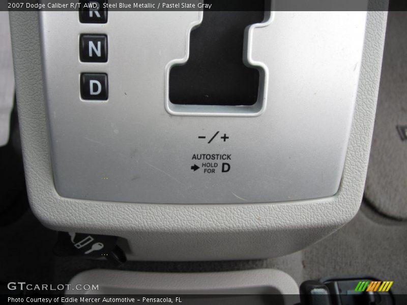 Steel Blue Metallic / Pastel Slate Gray 2007 Dodge Caliber R/T AWD