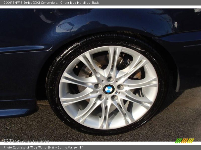 Orient Blue Metallic / Black 2006 BMW 3 Series 330i Convertible