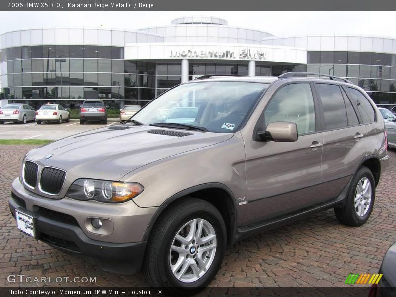 Kalahari Beige Metallic / Beige 2006 BMW X5 3.0i