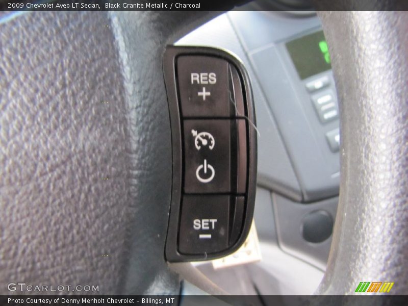 Black Granite Metallic / Charcoal 2009 Chevrolet Aveo LT Sedan