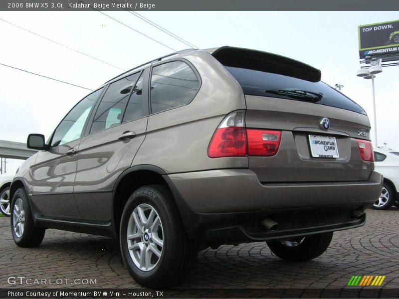 Kalahari Beige Metallic / Beige 2006 BMW X5 3.0i