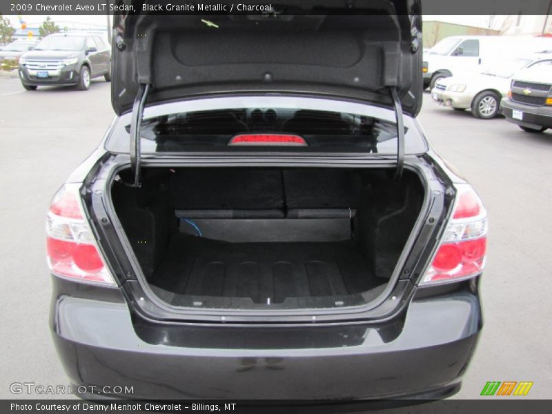 Black Granite Metallic / Charcoal 2009 Chevrolet Aveo LT Sedan