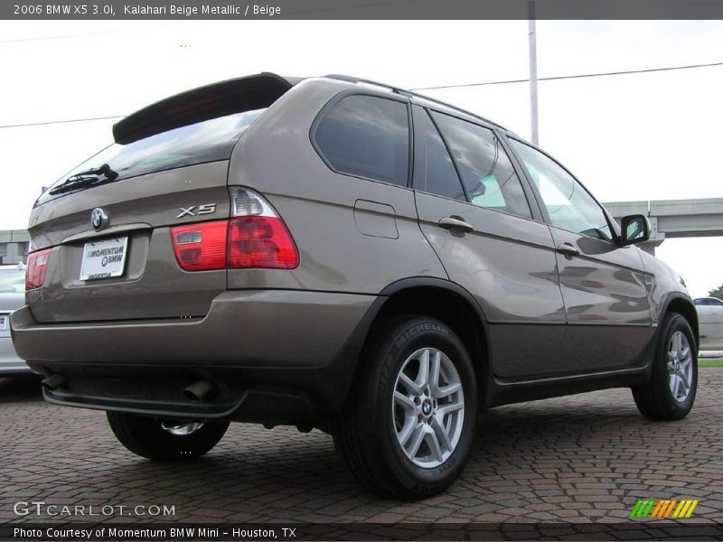 Kalahari Beige Metallic / Beige 2006 BMW X5 3.0i