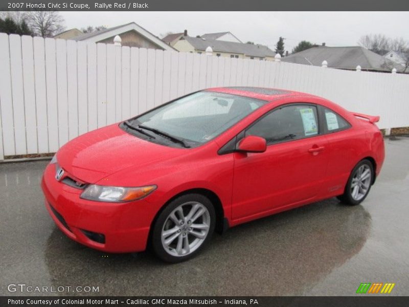 Rallye Red / Black 2007 Honda Civic Si Coupe