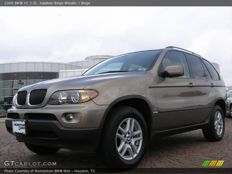 Kalahari Beige Metallic / Beige 2006 BMW X5 3.0i