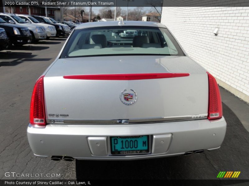 Radiant Silver / Titanium/Dark Titanium 2010 Cadillac DTS