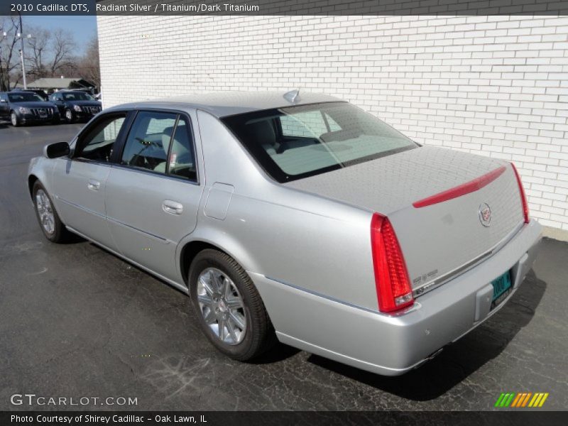 Radiant Silver / Titanium/Dark Titanium 2010 Cadillac DTS