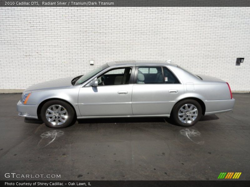 Radiant Silver / Titanium/Dark Titanium 2010 Cadillac DTS