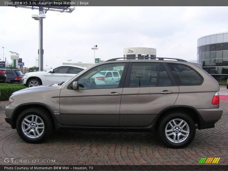 Kalahari Beige Metallic / Beige 2006 BMW X5 3.0i