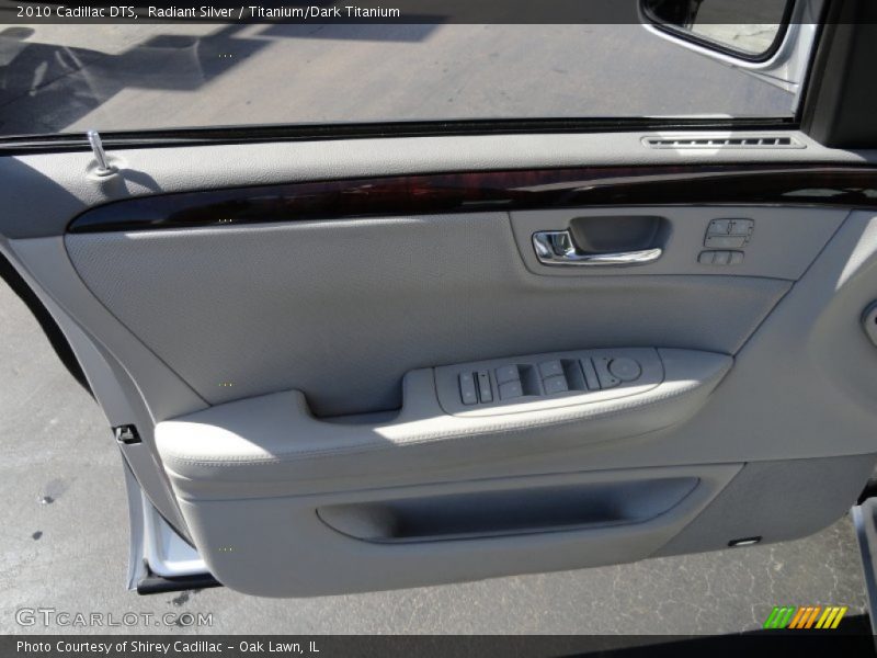 Radiant Silver / Titanium/Dark Titanium 2010 Cadillac DTS