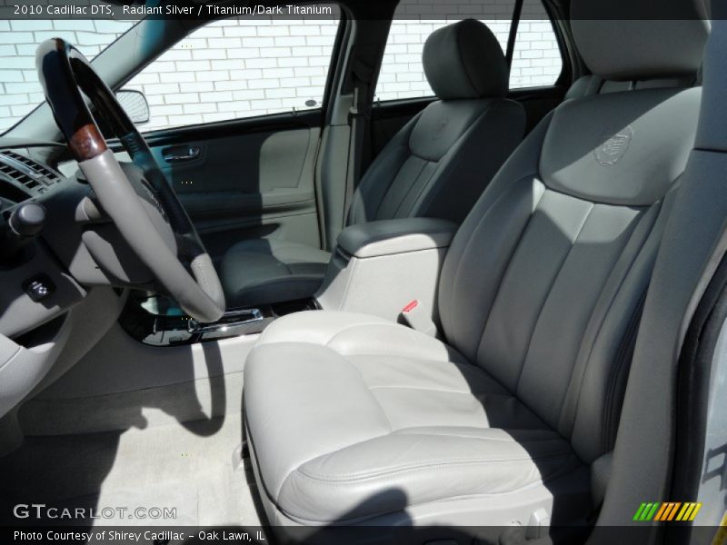 Radiant Silver / Titanium/Dark Titanium 2010 Cadillac DTS