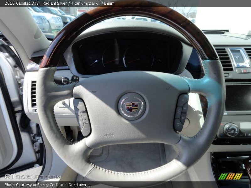 Radiant Silver / Titanium/Dark Titanium 2010 Cadillac DTS