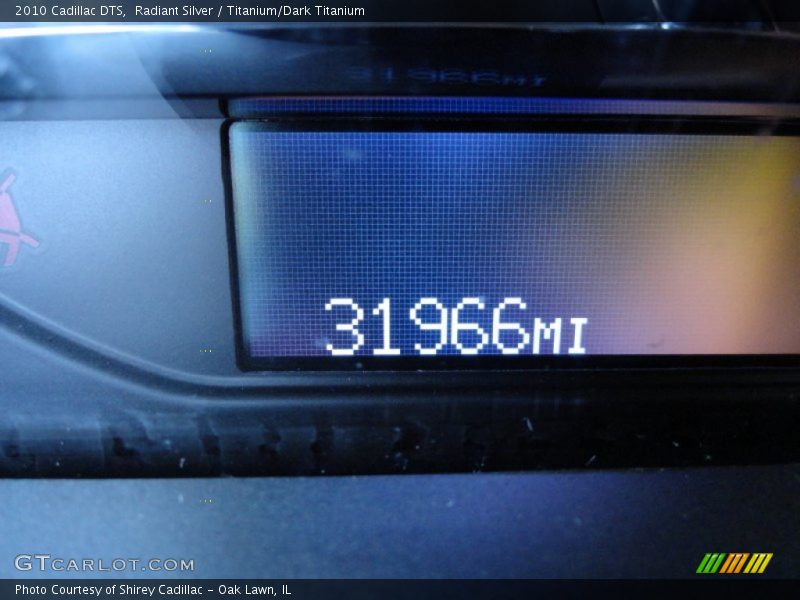 Radiant Silver / Titanium/Dark Titanium 2010 Cadillac DTS