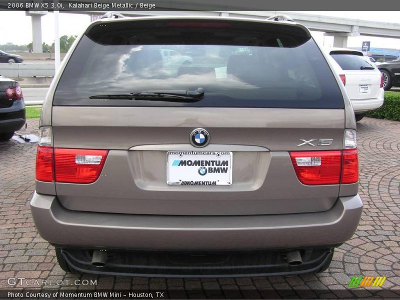 Kalahari Beige Metallic / Beige 2006 BMW X5 3.0i