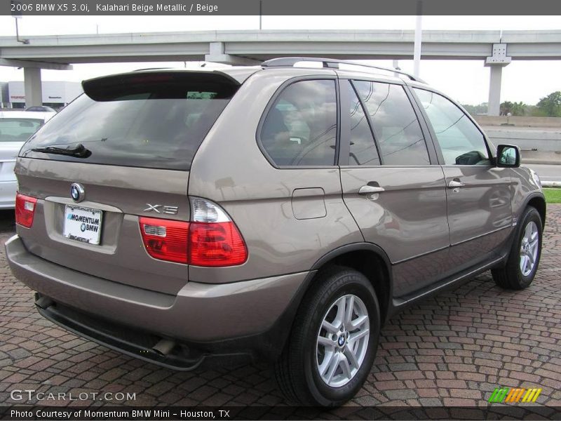 Kalahari Beige Metallic / Beige 2006 BMW X5 3.0i