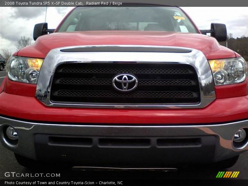 Radiant Red / Beige 2008 Toyota Tundra SR5 X-SP Double Cab