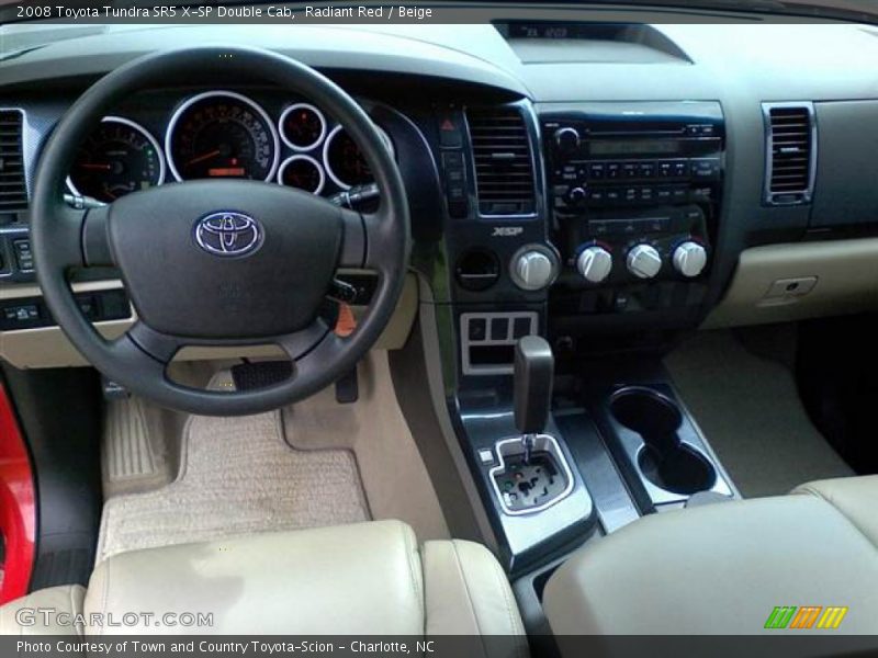 Radiant Red / Beige 2008 Toyota Tundra SR5 X-SP Double Cab