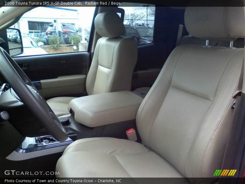 Radiant Red / Beige 2008 Toyota Tundra SR5 X-SP Double Cab
