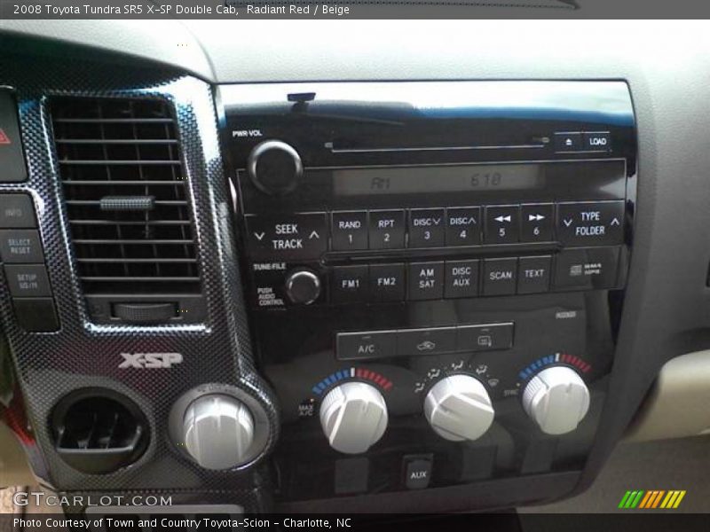 Radiant Red / Beige 2008 Toyota Tundra SR5 X-SP Double Cab