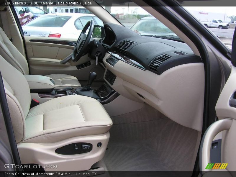Kalahari Beige Metallic / Beige 2006 BMW X5 3.0i