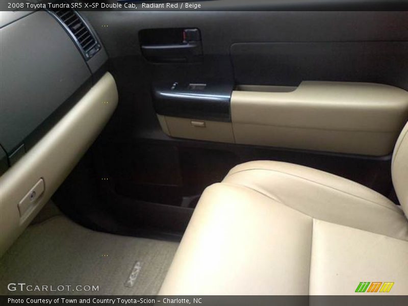 Radiant Red / Beige 2008 Toyota Tundra SR5 X-SP Double Cab