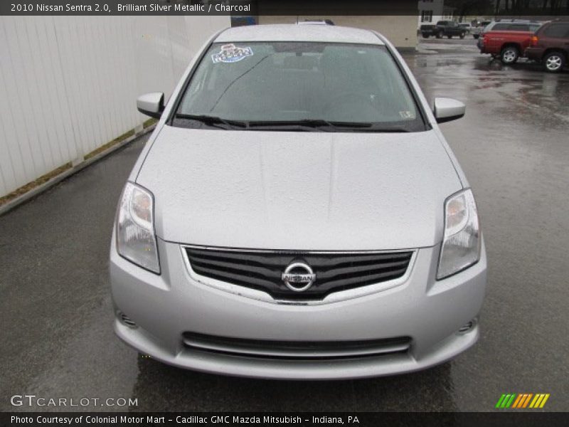 Brilliant Silver Metallic / Charcoal 2010 Nissan Sentra 2.0