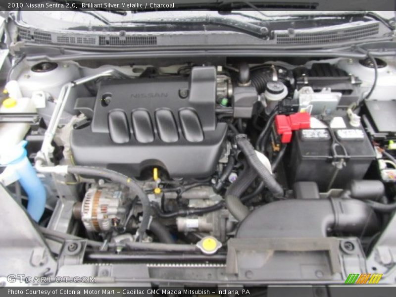 Brilliant Silver Metallic / Charcoal 2010 Nissan Sentra 2.0