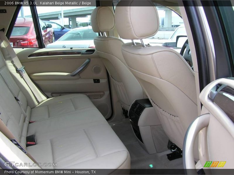 Kalahari Beige Metallic / Beige 2006 BMW X5 3.0i