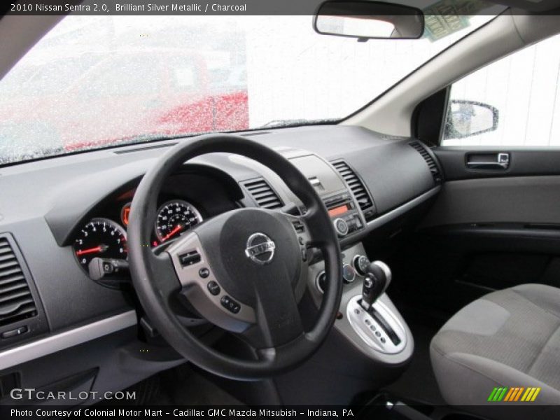 Brilliant Silver Metallic / Charcoal 2010 Nissan Sentra 2.0