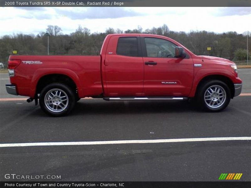 Radiant Red / Beige 2008 Toyota Tundra SR5 X-SP Double Cab