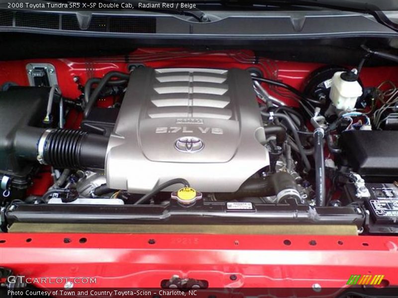 Radiant Red / Beige 2008 Toyota Tundra SR5 X-SP Double Cab