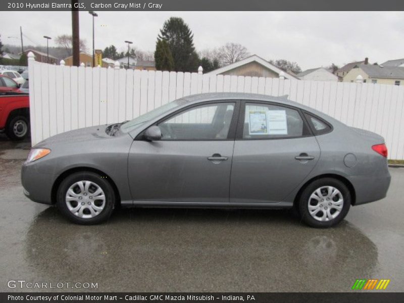 Carbon Gray Mist / Gray 2010 Hyundai Elantra GLS