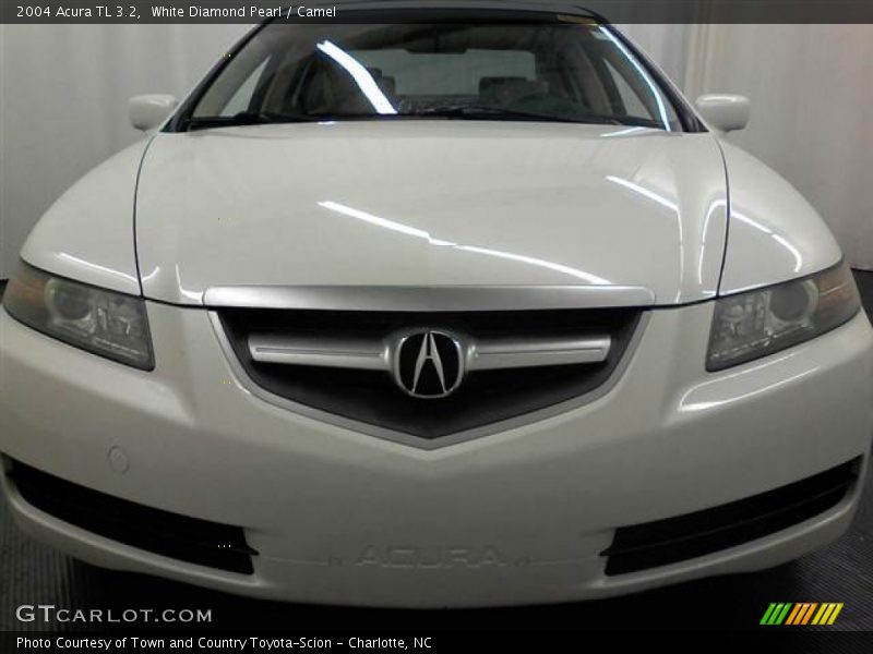 White Diamond Pearl / Camel 2004 Acura TL 3.2