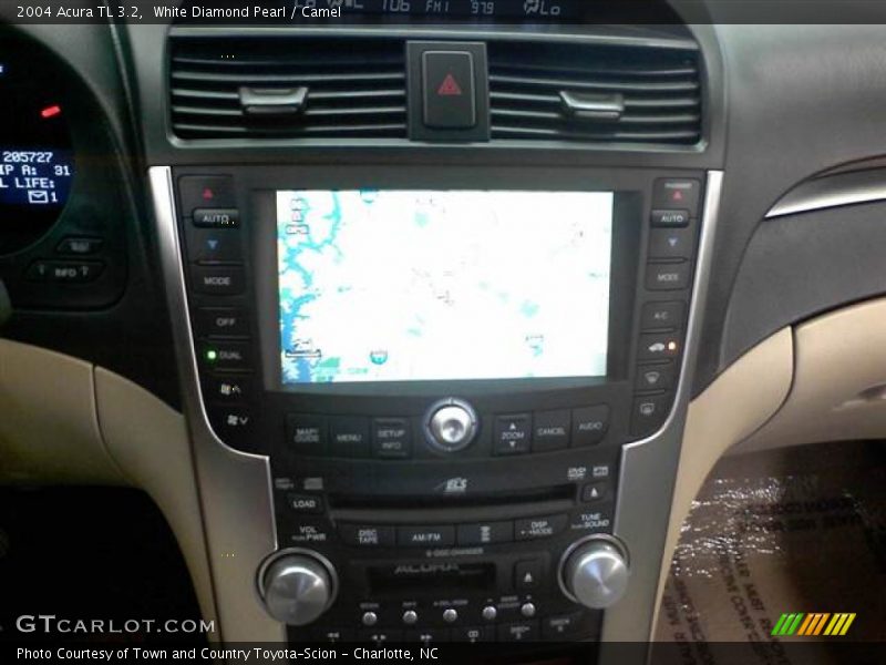 White Diamond Pearl / Camel 2004 Acura TL 3.2