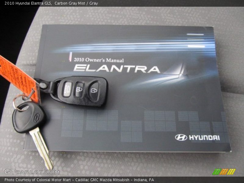 Carbon Gray Mist / Gray 2010 Hyundai Elantra GLS