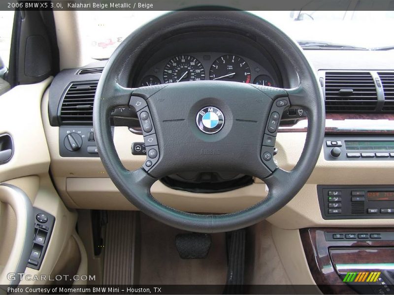 Kalahari Beige Metallic / Beige 2006 BMW X5 3.0i